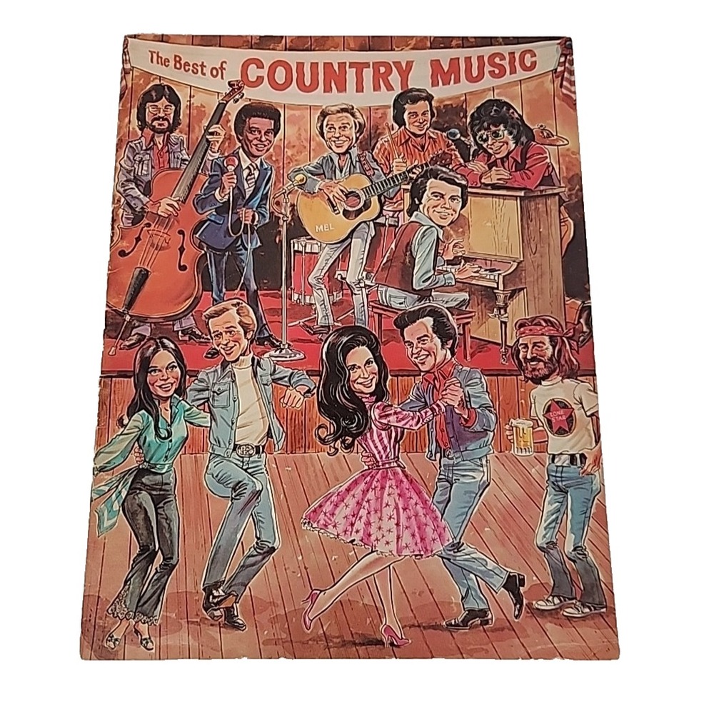 Vintage 1976 The Best of Country Music Program Herb Burnette Cover AS IS